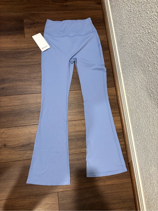 lululemon athletica Pants - lululemon athletica pastel blue flared yoga leggings